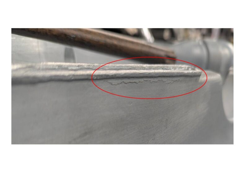 「溶接」　欠損した形状の修復