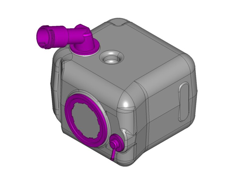 尿素タンク 金型 【ブロー金型参考価格記載】