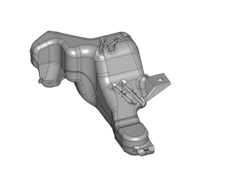 ウォッシャータンク（自動車向け） 金型【ブロー金型参考価格記載】