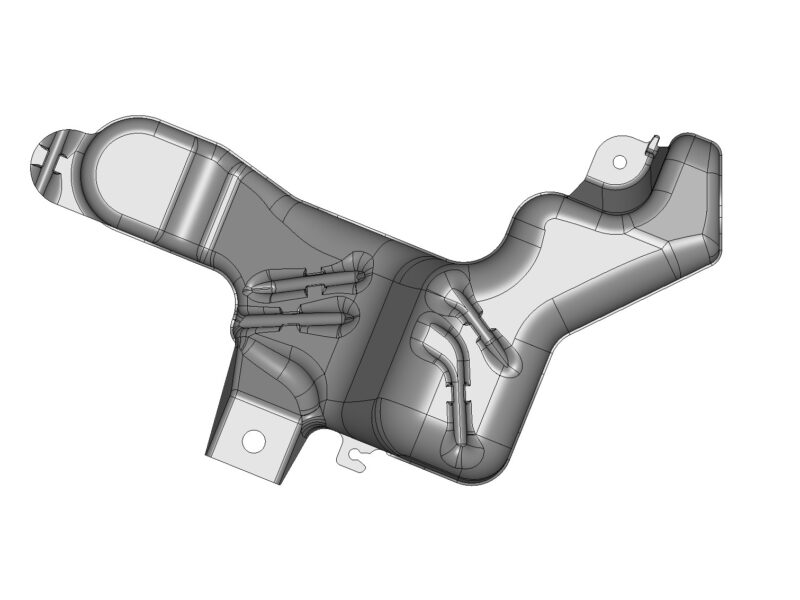 ウォッシャータンク（自動車向け） 金型【ブロー金型参考価格記載】