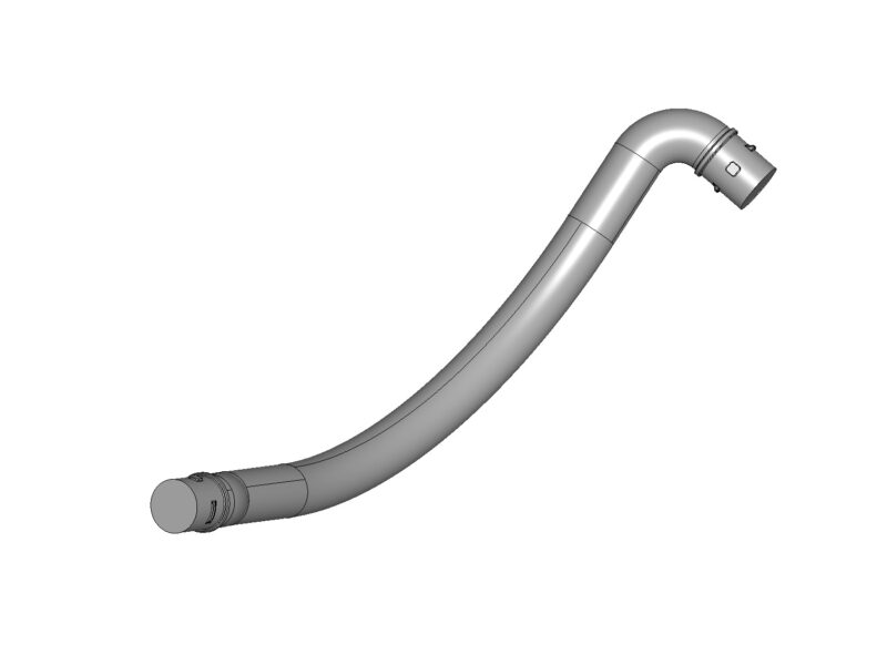 Ф28小径ホースの３次元ブロー成形用金型【ブロー金型参考価格記載】