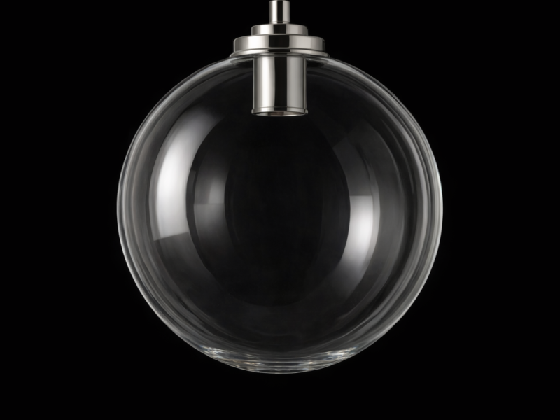 ガラスの電球カバーを樹脂に置き換えて、破損リスクを軽減！